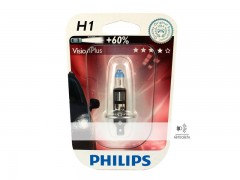 Галогеновая лампа Philips H1 VisionPlus +60% блистер